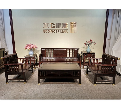黑紫檀梳子沙发