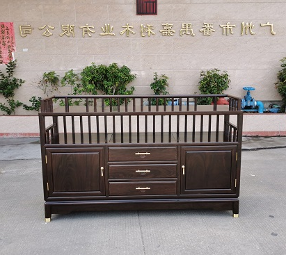 黑紫檀梳子餐边柜